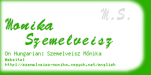 monika szemelveisz business card